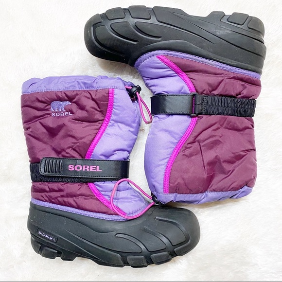 sorel purple snow boots
